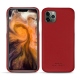 Coque cuir Apple iPhone 11 Pro Max - Rouge PU