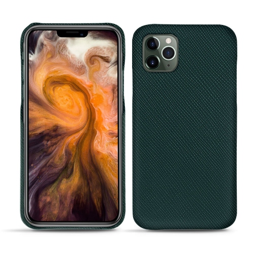 Capa em pele Apple iPhone 11 Pro MaxVert séduisant ( Pantone #1d3c34 ) 