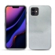 Lederschutzhülle Apple iPhone 11 - Platinium ( Pantone 877C ) 