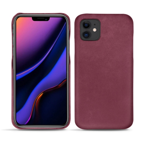 Custodia in pelle Apple iPhone 11Prune vintage ( Pantone #612434 ) 