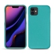 가죽 커버 Apple iPhone 11 - Bleu fluo