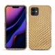 Lederschutzhülle Apple iPhone 11 - Serpent sabbia
