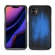 Custodia in pelle Apple iPhone 11 - Bleu Patine
