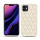 Custodia in pelle Apple iPhone 11 - Blanc - Couture ( Bologna - White ) 