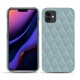 Custodia in pelle Apple iPhone 11 - Bleu ciel - Couture ( Nappa - Pantone 277C ) 