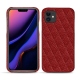 Apple iPhone 11 leather cover - Tomate - Couture ( Pantone 187C ) 
