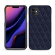 Capa em pele Apple iPhone 11 - Cobalt - Couture ( Pantone 2766C ) 