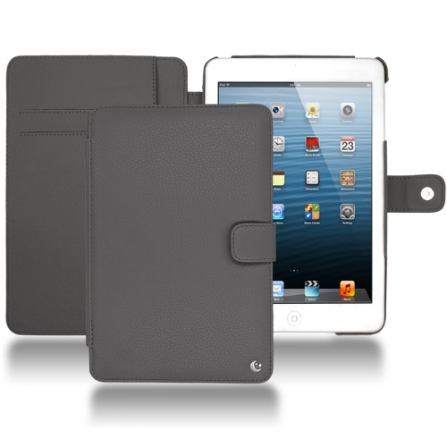 レザーケース Apple iPad mini Anthracite ( Pantone #41403c ) 