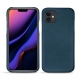 Apple iPhone 11 leather cover - Blu mediterran