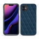 Custodia in pelle Apple iPhone 11 - Blu mediterran - Couture