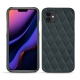 Capa em pele Apple iPhone 11 - Blu marino - Couture