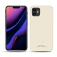 Custodia in pelle Apple iPhone 11 - Blanc PU