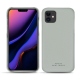 Capa em pele Apple iPhone 11 - Gris PU