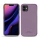 Capa em pele Apple iPhone 11 - Lilas PU
