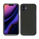 Custodia in pelle Apple iPhone 11 - Noir PU