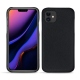 Apple iPhone 11 leather cover - Noir élégant