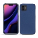 Custodia in pelle Apple iPhone 11 - Bleu frisson