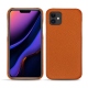 Apple iPhone 11 leather cover - Orange vibrant