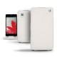 LG Optimus G  leather case - Blanc ( Nappa - White ) 