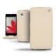LG Optimus G  leather case - Beige ( Nappa - Pantone 7502C ) 