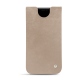 Pochette cuir Apple iPhone 11 Pro Max - Taupe vintage ( Pantone 7530C ) 