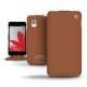 LG Optimus G  leather case - Marron ( Nappa - Pantone 1615C ) 