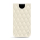 Funda de piel Apple iPhone 11 Pro Max - Blanc - Couture ( Bologna - White ) 