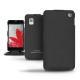 LG Optimus G  leather case - Ebène ( Sleek P C12 - Black ) 