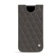 Funda de piel Apple iPhone 11 Pro Max - Anthracite - Couture ( Pantone 424C ) 