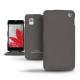 LG Optimus G  leather case - Anthracite ( Pantone 424C ) 