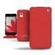 LG Optimus G  leather case - Tomate ( Pantone 187C ) 