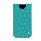Lederschutzhülle Apple iPhone 11 Pro Max - Bleu fluo - Couture