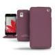 LG Optimus G  leather case - Lie de vin ( Pantone 5115C ) 