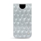 Custodia in pelle Apple iPhone 11 Pro Max - Platinium - Couture
