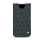 Custodia in pelle Apple iPhone 11 Pro Max - Blu marino - Couture