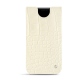 Funda de piel Apple iPhone 11 Pro Max - Crocodile milk
