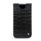 Pochette cuir Apple iPhone 11 Pro Max - Crocodile nero