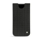 Pochette cuir Apple iPhone 11 Pro Max - Abaca nero