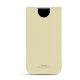 Pochette cuir Apple iPhone 11 Pro Max - Beige PU