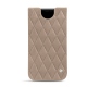 Custodia in pelle Apple iPhone 11 - Taupe vintage - Couture