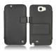 Capa em pele Samsung Galaxy Note 2 - Ebène ( Sleek P C12 - Black ) 