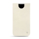 Funda de piel Apple iPhone 11 - Blanc escumo