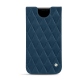 レザーケース Apple iPhone 11 - Blu mediterran - Couture