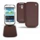 Custodia in pelle Samsung GT-i8190 Galaxy S III mini  - Châtaigne ( Pantone 476C ) 