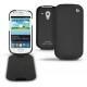 Custodia in pelle Samsung GT-i8190 Galaxy S III mini  - Ebène ( Sleek P C12 - Black ) 