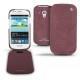 Custodia in pelle Samsung GT-i8190 Galaxy S III mini  - Passion vintage ( Glutton - Red ) 