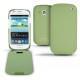 Custodia in pelle Samsung GT-i8190 Galaxy S III mini  - Vert olive ( Nappa - Pantone 578U ) 