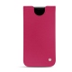 Apple iPhone 11 Pro leather pouch - Rose fluo