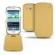 Custodia in pelle Samsung GT-i8190 Galaxy S III mini  - Mimosa ( Pantone 141C ) 