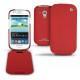 Custodia in pelle Samsung GT-i8190 Galaxy S III mini  - Tomate ( Pantone 187C ) 